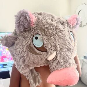 Inosuke Demon Slayer Plush Hat Anime